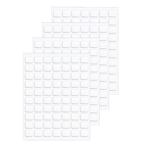 JANYUN 280Pcs Double Sided Sticky Dots, 8 x 10mm Square Putty Adhesive Tape - size: 8x10mm Square 280pcs