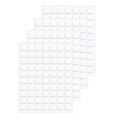 JANYUN 280Pcs Double Sided Sticky Dots, 8 x 10mm Square Putty Adhesive Tape - size: 8x10mm Square 280pcs