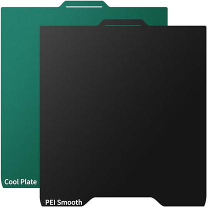 Upgraded Thicker SPARKX i7 PEI Build Plate & Cool Plate,301x267mm Double Sided Textured Low-temperature and Smooth PEI Sheet Flexible Removable Spring Steel Platform for Creality SPARKX i7 3D Printer. - size: 267x301