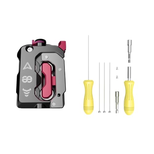 3D Printer Accessories Upgrade for Phaetus DXC Extruder for K1/K1C/K1 Max and A Must-Have Tool Handle: Direct Drive Helical Gear Smooth Feeding Extrusion Replacement