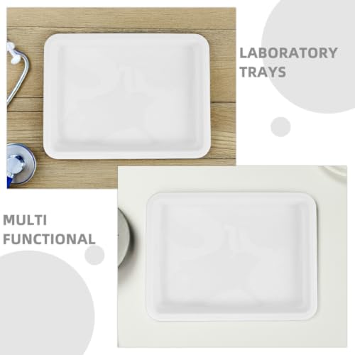 Laboratory Tray Plastic Leakproof Acid Resistant 4 Pack