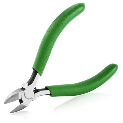 SPEEDWOX 4-Inch Mini Diagonal Cutting Pliers with Wire Stripping Holes Mini Diagonal Pliers for Jewelry Making Jewelry Plier Wire Cutters Small Side Cutter Hand Tools Micro Plier for Crafting - style: Diagonal Pliers with Stripping Hole