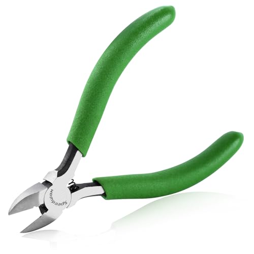 SPEEDWOX 4-Inch Mini Diagonal Cutting Pliers with Wire Stripping Holes Mini Diagonal Pliers for Jewelry Making Jewelry Plier Wire Cutters Small Side Cutter Hand Tools Micro Plier for Crafting - style: Diagonal Pliers with Stripping Hole