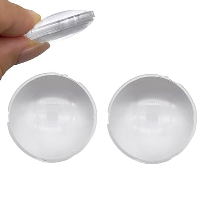 Double Convex Lens - 34mm Diameter, 32mm Focal Length, Optical biconvex Lens for Physics Experiments, Photography, Magnifying, and DIY Projects - Pack of 2pcs (33.7mm x H13.3mm x F32) - size: 33.7mm x H13.3mm x F32