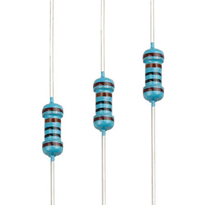 100pcs 1K ohm Resistor 1/4w (0.25 Watt) ±1% Tolerance Metal Film Fixed Resistor, Multiple Values of Resistance Optional - size: [E6P004] 1K ohm