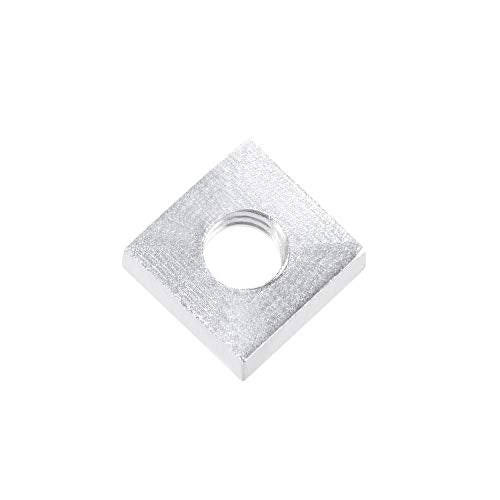 uxcell Square Nuts M3x6mmx2mm Zinc-Plated Metric Coarse Thread Assortment - size: M3x6mmx2mm