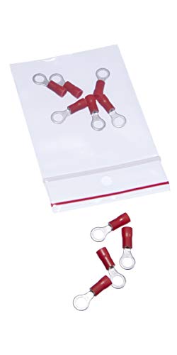 MGRL4PH02503 Polyethylene (LDPE/LLDPE Blend) Clear Reclosable Bag, Hang Hole, 3" Length, 2.5" Width (Pack of 1000)