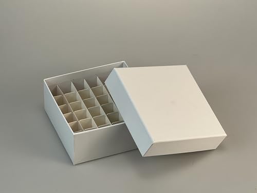 Cardboard Cryogenic Tubes Storage Box Cryobox and Dividers 5ml 36well Pack of 4 - size: 5ML-36 Wells