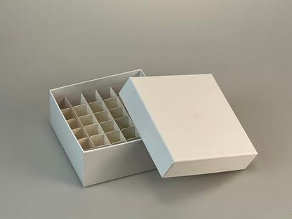 Cardboard Cryogenic Tubes Storage Box Cryobox and Dividers 5ml 36well Pack of 4 - size: 5ML-36 Wells