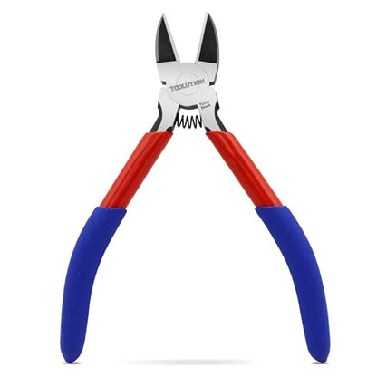 5" Small Wire Cutters Diagonal Cutting Pliers Flush Cutter - color: 5"- 1 Pack