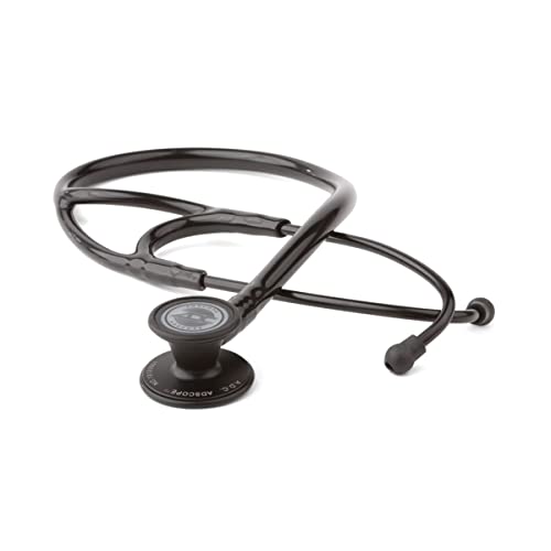 ADC Adscope 601 Convertible Cardiology Stethoscope, AFD Tunable Technology - color: Tactical (All-black)