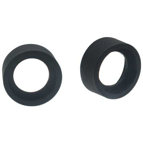 2 PCS Eyepiece Eye Cup 36 mm Inner Diameter Eye Guard Rubber Binocular Eyepiece Cover for 34-37 mm Stereo Microscope Telescope