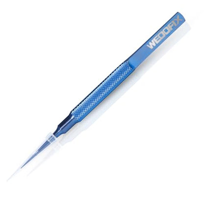 4.25'' Micro Precision Tweezers Small Titanium Tweezers with Fine Tip Anti-magnetic Tweezers for Soldering Electronics Work Watch Jewelry Making