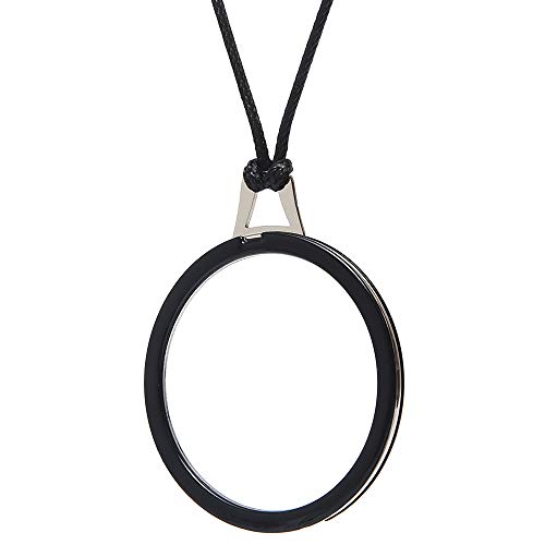 TERAISE Reading Glasses Pendant Necklace Readers for Women Lightweight - color: Black
