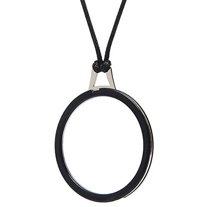 TERAISE Reading Glasses Pendant Necklace Readers for Women Lightweight - color: Black