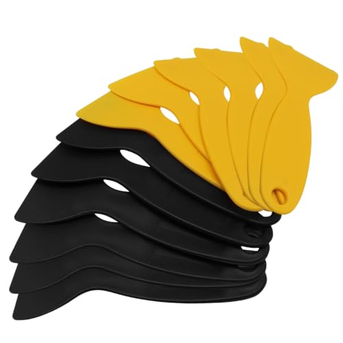 Jiozermi Plastic Spatula Putty Knife Set, 12 Pack