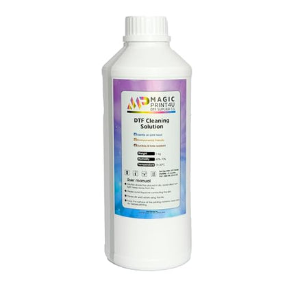 DTF Cleaning Solution 2000ml for Printhead Wet Capping Daily Maintenance Fluid Prevents Drying & Minor Clogs Gentle Formula for DTF Printers Ensures Smooth Printing Performance - size: Cleaning Solution-2L