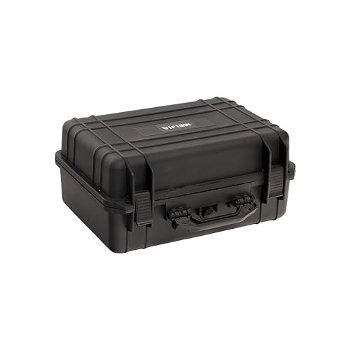 MEIJIA Portable All Weather Waterproof Camera Case with Customized Fit Foam,Fit Use of Drones,Camera,Equipments,Pistols,Elegant Black(18.3 ”x14.57”x8.66”) - size: 18.3" x 14.57" x 8.66"