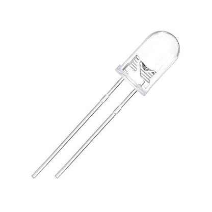 CHANZON 100 pcs 5mm Green LED Diode Lights(DC 3V 20mA) - color: D) Green, size: 5mm Round Top