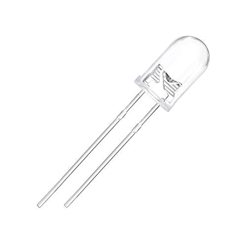 CHANZON 100 pcs 5mm Red LED Diode Lights(DC 2V 20mA) - color: C) Red, size: 5mm Round Top