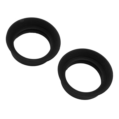 2Pcs Eyepiece Eye Cups, Eyepiece Cover Guards Foldable Soft Rubber Binocular Microscope Eyepiece Eye Guards for 28-32mm Microscope Monocular Binocular Eyepiece