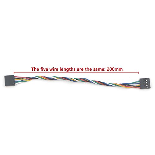 20Pcs 6Pins 20cm Dupont Line 2.54mm Pitch