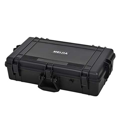 MEIJIA All Weather Waterproof Hard Camera Case,Hard Case with Customizable Fit Foam,Fit Use of Drones,Camera,Equipments,Pistols,Elegant Black (Black, 28.84"x16.92"X7.08") - size: 28.84" x 16.92" x 7.08"