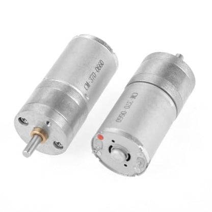Encoder Motor Set,DC 6V 280RPM 25GA370 Encoder Motor Set 4mm Shaft DC Gear Motor with Mounting Bracket 65mm Wheel Kits for Smart Car Robot DIY