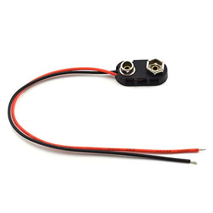 SDTC Tech 6 Pcs 9V Battery Snap Connector
