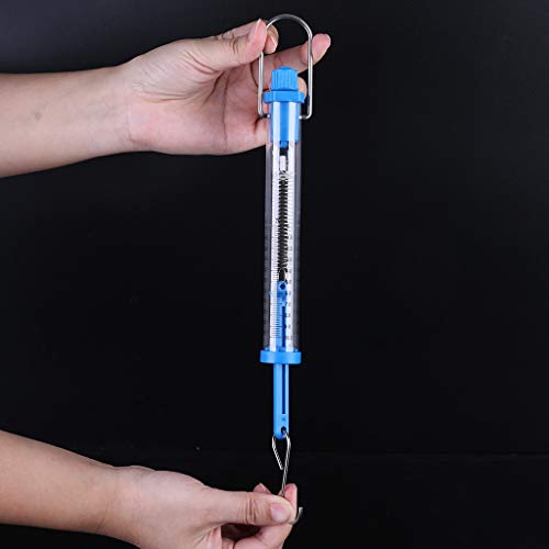 Dynamometer Spring Scale Transparent Spring Balance Hanging Tube Spring Scale 2.5N/10N for Physical Eperiment Stable