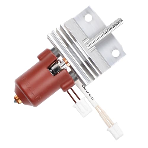 Creality K1 Series Hotend Kit with Heat Sink, Integrated Sprinkler Head Kit Quick Swap Nozzle 60W Faster Heating 300°C High Temperature Resistant High Flow Ceramic Heating Block Kit for K1/K1 Max/K1C