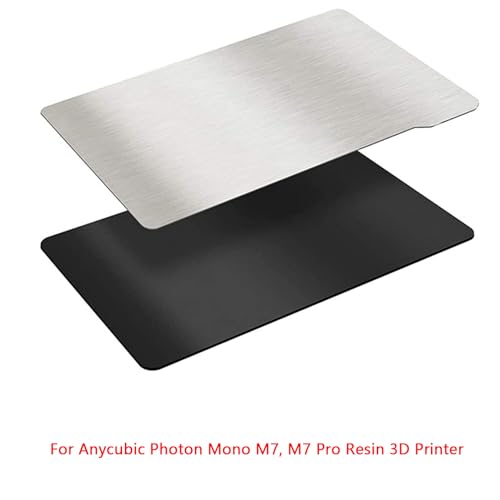 KOYOFEI 1PC Resin 3D Printer Flex Build Plate for Anycubic Photon Mono M7, M7 Pro, Spring Steel Flexible Plate and Magnetic Base Platform for Photon Mono M7, M7 Pro - size: M7 Pro(228*131mm)