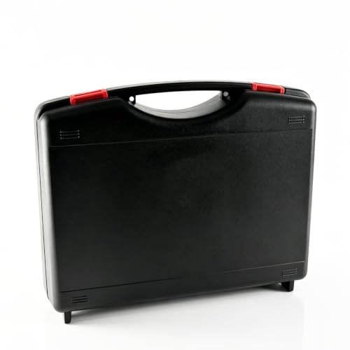 Portable Tool Box, Hard Carrying Briefcase with Pluck Foam Interior, Outdoor Storage Box with Foam Interior - Outer Size: 12.99” x 10.71” x 3.23” - size: M