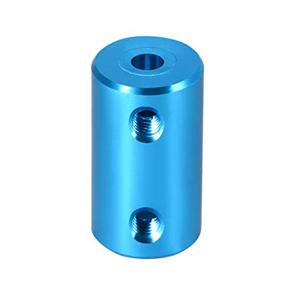 uxcell 4mm to 5mm Bore Rigid Coupling Set Screw L25XD14 Aluminum Alloy,Shaft Coupler Connector for 3D Printers, Motor Accessories,Blue - size: 4mm to 5mm