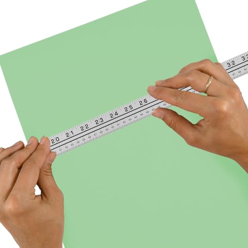 Westcott Aluminum Yard/Meter Stick, 39-Inch/100cm, Silver, Model: YMS-1