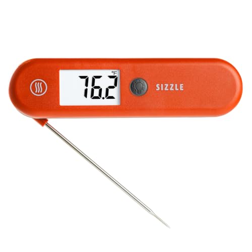ThermoWorks Sizzle - Digital Meat Thermometer - 2-Second Waterproof, Red - color: Cayenne Pepper Red