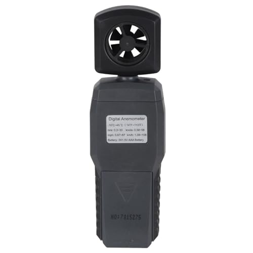 Eujgoov SMART Sensor Wind Speed Meter, Portable Digital Anemometer with LCD Display, Accurate Wind Measurement for Outdoor Activities and Weather Monitoring
