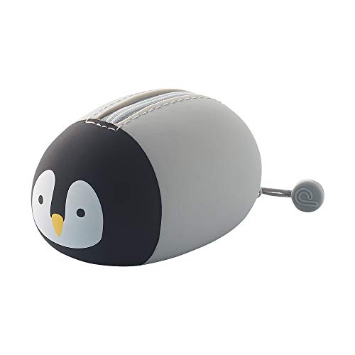 LIHIT LAB PuniLabo Mini Zipper Pouch, Horizontal, 2.2" x 2.7", Penguin (A7780-10), Small: 2.2" Ã— 2.7" - color: Penguin, size: 2.2" × 2.7"