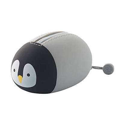 LIHIT LAB PuniLabo Mini Zipper Pouch, Horizontal, 2.2" x 2.7", Penguin (A7780-10), Small: 2.2" Ã— 2.7" - color: Penguin, size: 2.2" × 2.7"