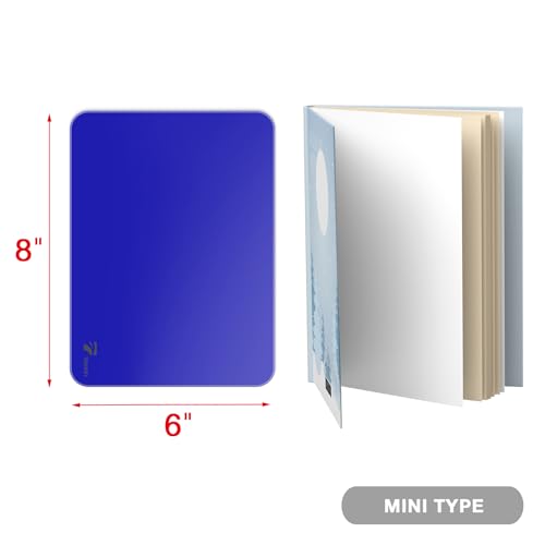 Navy Mini Desktop Pure Glass Whiteboard, Small Glass Dry-Erase Whiteboard - color: Navy