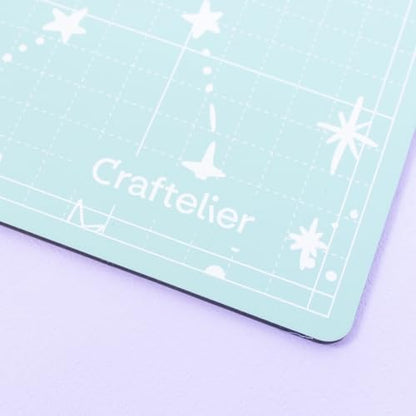 Craftelier - Self Healing Cutting Mat – 8x12 in | Durable Craft Mat for Sewing, Fabric, Model Building & Scrapbooking | Thick, Sturdy & Easy to Clean Cutting Board for Crafts (12 x 12)