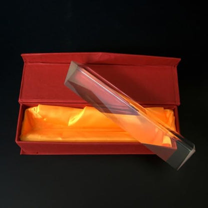 2 Inch K9 Optical Glass Prism Triangle for Rainbow Maker, Clear Light Refraction Suncatcher for Photography Physics Education Science Classroom Decor