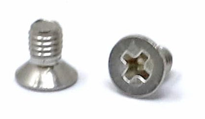 iexcell 100 Pcs M3 x 5mm Thread Pitch 0.5 mm Stainless Steel 304 Phillips Drive Flat Head Countersunk Screws Bolts Kit - size: M3 x 5mm