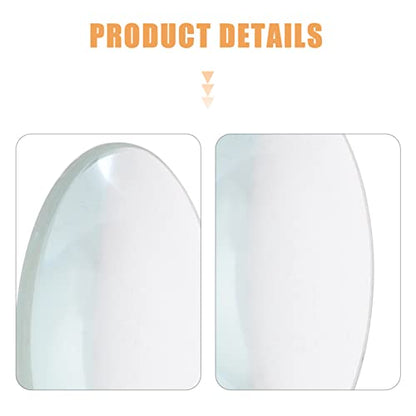 ULTECHNOVO Double Convex Lens 5 pcs 50mm 100mm Glass for Experiments