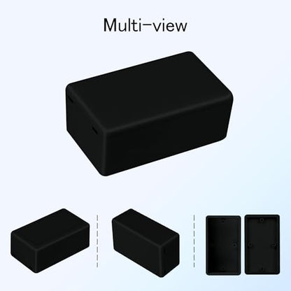 Project Box 8 Pieces Electrical Box Small Junction Box ABS Plastic Enclosure Power Electronic Case Black 2.4" x 1.4" x 1"(61 x 36 x 25mm) - color: Black, size: 2.4" x 1.4" x 1.0"