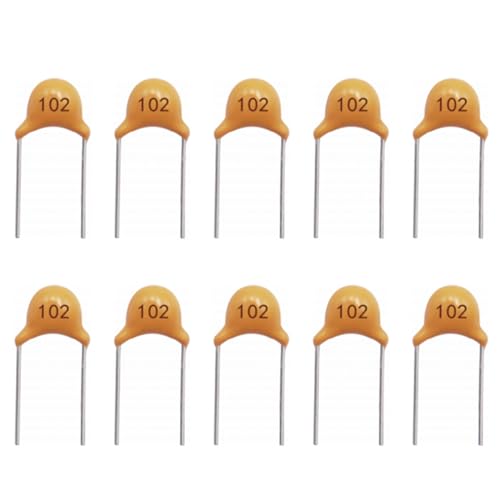 mxuteuk 35PCS 1nF 102 Multilayer Monolithic Ceramic Capacitor 5.08mm - size: 1nF-102