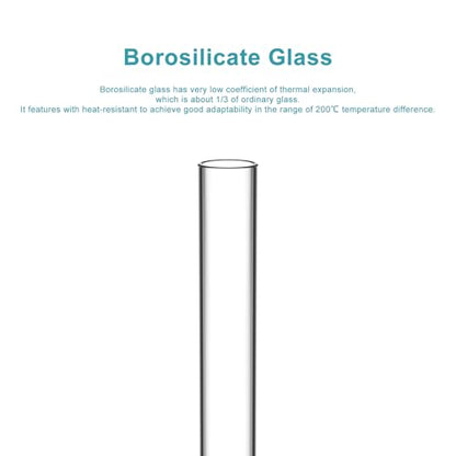 StonyLab Borosilicate Glass Round Bottom Test Tubes, 20mm OD X 150mm Length (Pack of 20) - style: 20 Pack