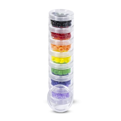 GMS Group Medical Supply, LLC 7 Day Medicine Pill Organizer - Stackable Pill Box - Fits Small Tablets & Vitamin Supplements - Keep Your Daily & Weekly Medicine Organized in One Place - Small - Clear - size: Small (Pack of 1)