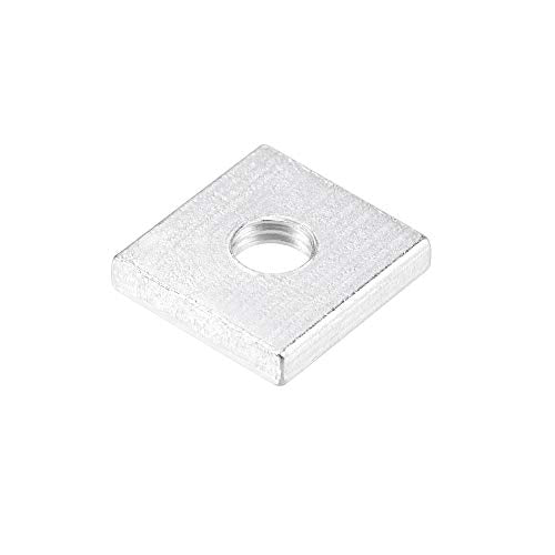 uxcell Square Nuts M4x10mmx2mm Zinc-Plated Metric Coarse Thread Assortment - size: M4x10mmx2mm