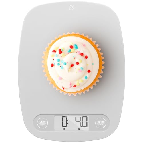 Greater Goods Food Scale, Slim & Compact Build, 1g Precision (Ash Gray) - color: Ash Gray